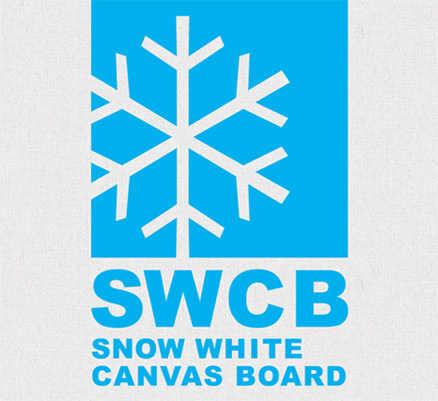 スノーホワイト・キャンバスボードのロゴ